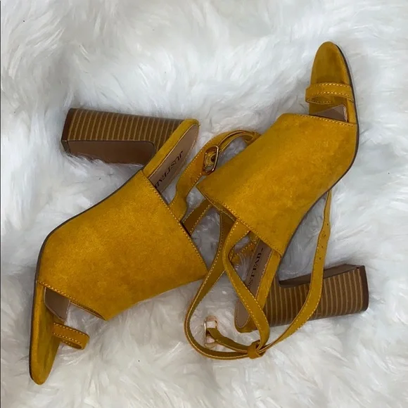 Smooth Renegade Block Heeled Sandal - Golden Spice - Picture 2 of 2